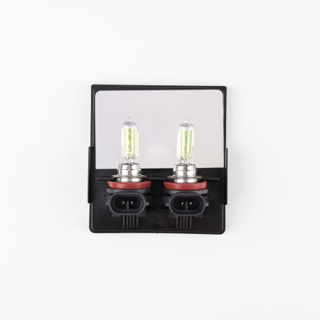 Лампа галогенная H8 12V 35W PGJ19-1 Golden Eye 3000K (компл. 2шт) LUNARIS